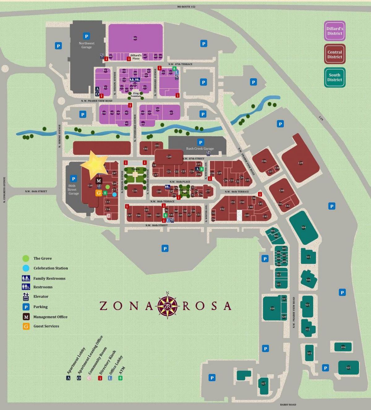 zona rosa墨西哥城的地图