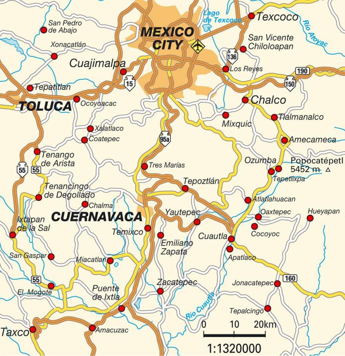 墨西哥ciudad地图