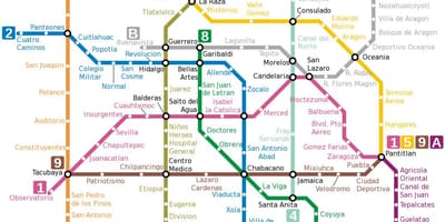 墨西哥城市管地图