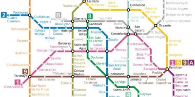 墨西哥城市管地图
